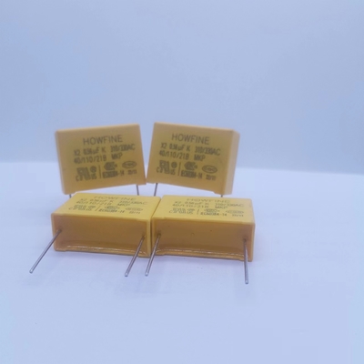 Желтый конденсатор MPX-X2 0.56UF 310V-330V P22.5MM безопасности цвета