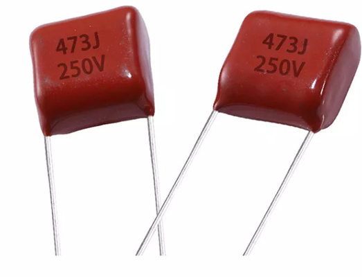 Жаропрочный красный пленочный конденсатор ЛЮБИМЦА, стабилизированный металлизированный конденсатор полиэстера