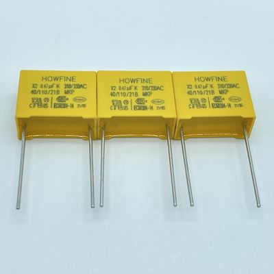 качество  UL 275V MPX X2 Safety Capacitor 474K/310V P15 D4 Anti Interference фабрика