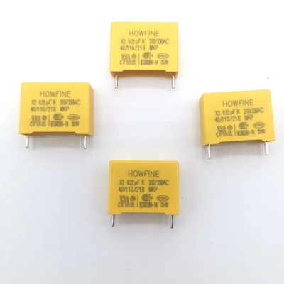Сопротивление-capacitorce, конденсатор 0.22uF/275V/310V/330V напряжения тока уменьшения
