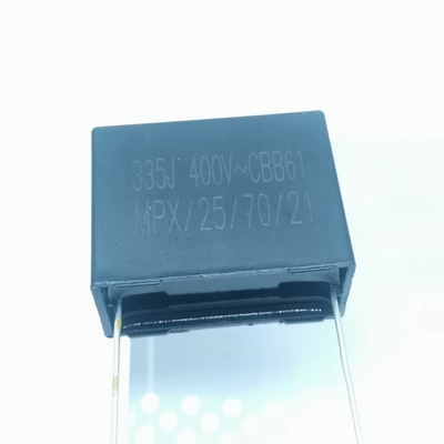 Высококачественный новый рабочий конденсатор CBB61 335J/400V P20mm