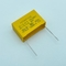 Цвет жаропрочного конденсатора безопасности X2 тангажа 22.5mm огнезамедлительный желтый